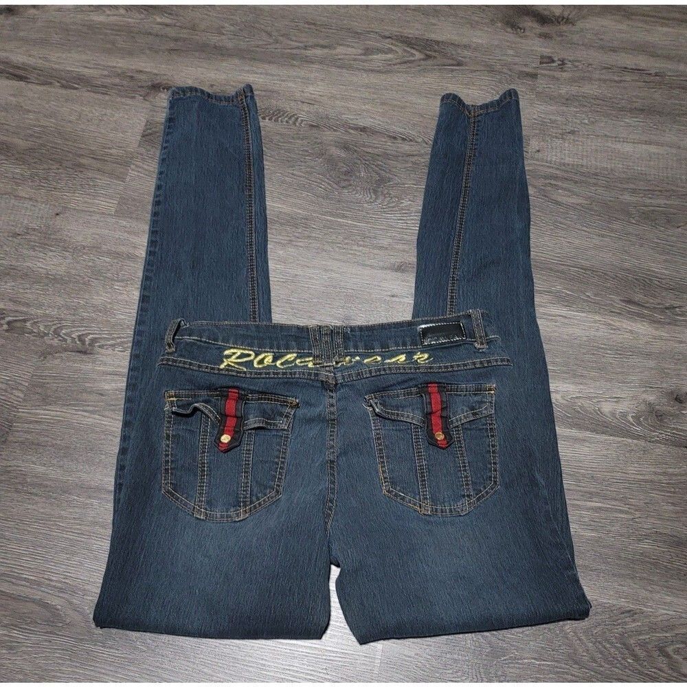 Retro Y2K Streetwear Rocawear Jeans Embroidered